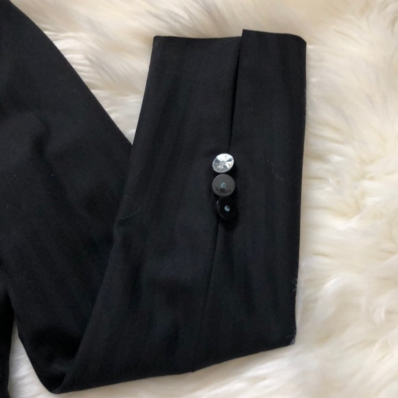 Bebe Black Blazer with slitted sleeves - Picture 3 of 8